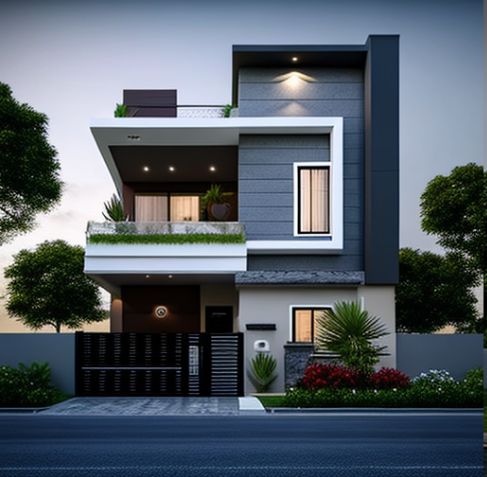 latest modern house elevation design - 2023 | House balcony design .