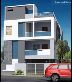 260 House elevations g+2 ideas | house elevation, house front .