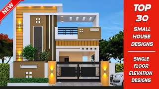 30 Latest Single Floor Small House Front Elevation Designs .