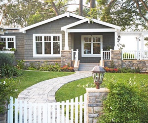 Single story bungalow | House paint exterior, Exterior house .