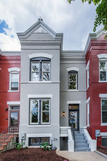 Row House Refuge: Exterior Paint Colors, Specifically for Row .