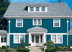 16 Teal Houses ideas | house colors, teal house, house painti