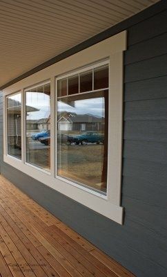 Simple Exterior Window Trim Anyone Can Do | House trim, Exterior .