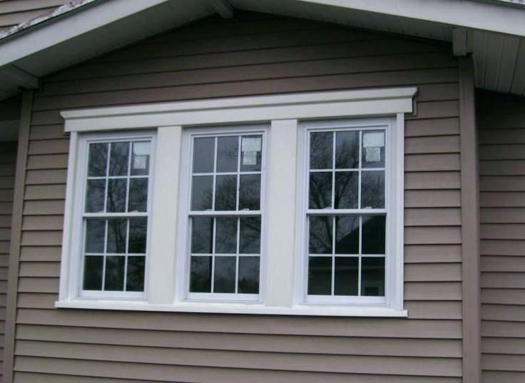 images of slide windows with exterior crown molding - - Image .