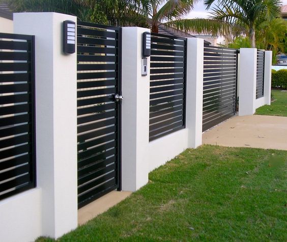 Backyard Fence Design Ideas to Inspire You | Yard Surfer | Modern .