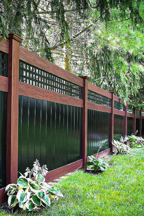 New Fence Ideas for 2020 | Privacy fence designs, Fence design .