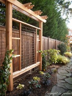 110 Trellis/ fence designs ideas | trellis fence, garden gates .