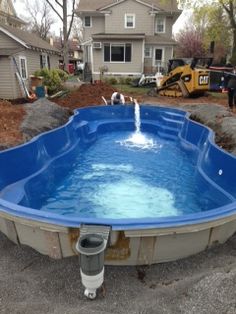 34 Fiberglass Pool Install 6 ideas | fiberglass pools, pool .