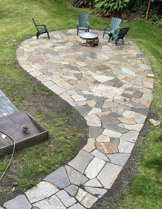 Backyard Quartzite Flagstone Patio : 14 Steps (with Pictures .