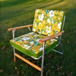 VINTAGE Lawn Chair Folding Chair Portable Beach by VintageMAM .