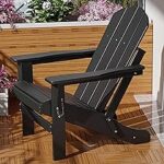 Amazon.com: WUTUTUEE Adirondack Chair Weather Resistant Folding .