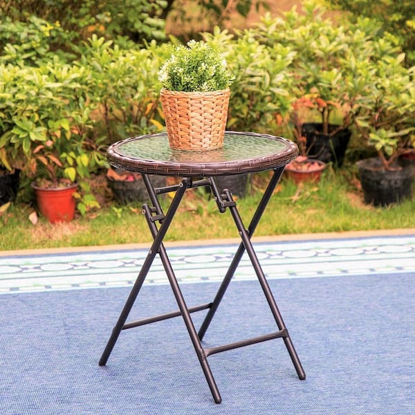 Space-Saving Folding Patio Tables Perfect for Outdoor Entertaining