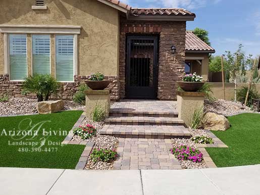 Paver Patio design ideas installation - Arizona Living Landscape .