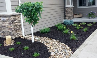 75 Front Yard River Rock Landscaping Ideas You'll Love - April .