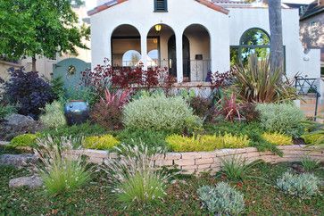 drought resistant landscaping | Drought tolerant front yard medit .