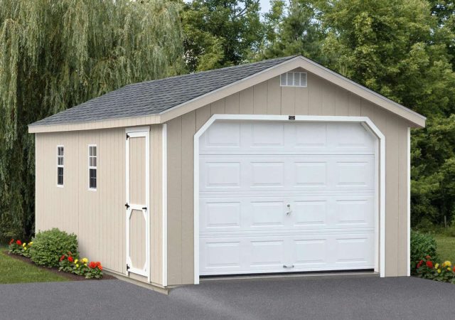 Single Car Garage Storage Sheds | Garage Sheds | Stoltzfus Structur