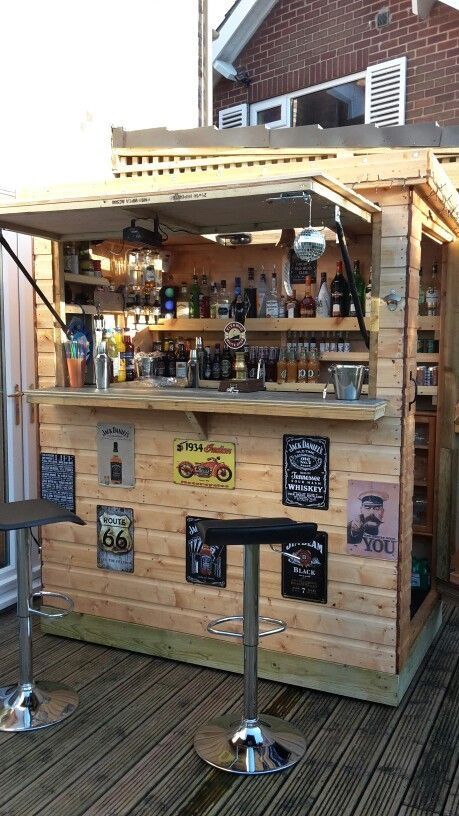 15 Backyard Bar Inspiration – Dopamine HUB | Diy outdoor bar .