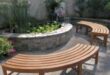 Curved Outdoor Bench - Foter | Garden bench seating, Curved .
