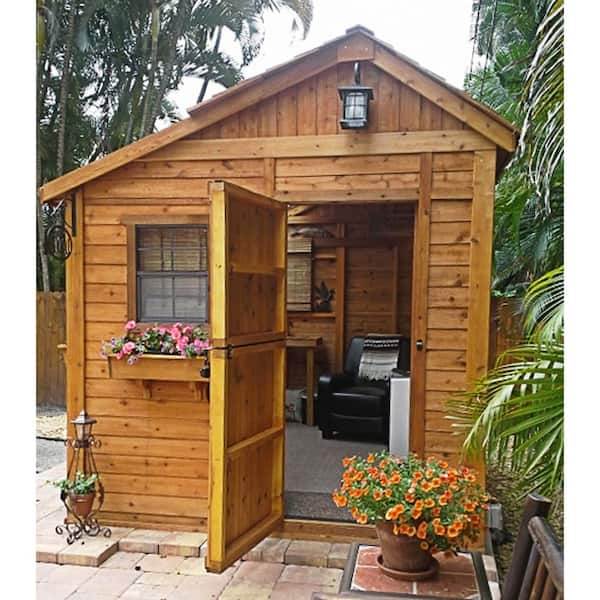 Outdoor Living Today Sunshed 8 ft. x 8 ft. Western Red Cedar .