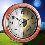 Amazon.com: CLXEAST 18 Inch Illuminated Outdoor Indoor Clocks with .
