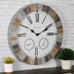 FirsTime & Co. 18 in. Garden Stone Outdoor Clock 99670 - The Home .