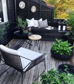 55 Best Black deck ideas | black deck, outdoor plants .