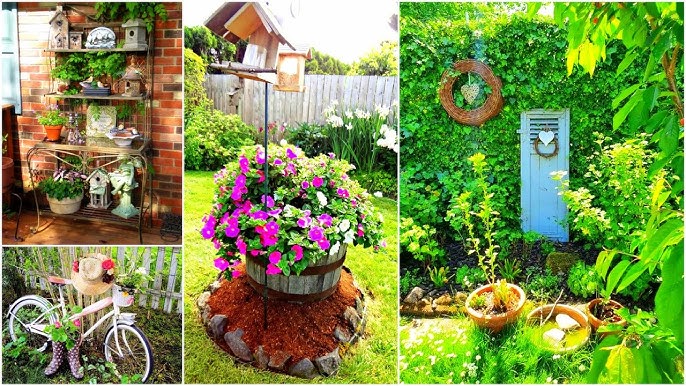 250 DIY Garden Art Ideas for Backyard, Cottage, Lawn, Front Yard .