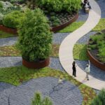idea for the park | Landscape design, Landscape plans, Modern .