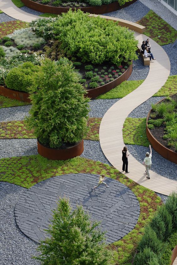 idea for the park | Landscape design, Landscape plans, Modern .