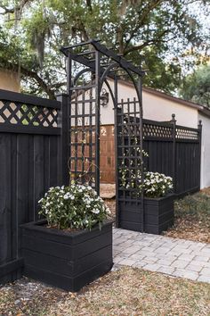 100 curb appeal, fencing ideas | backyard, backyard landscaping .