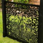 Water Mill Metal Fence Panels Garden Fencing Screen Decorative .