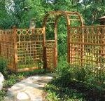 Garden Fencing, Garden Arbors, Pergolas, Gates, Privacy Lattice .