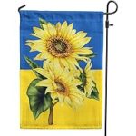 Amazon.com : PAMBO Ukraine Garden Flags,Sunflower Ukrainian Flag .