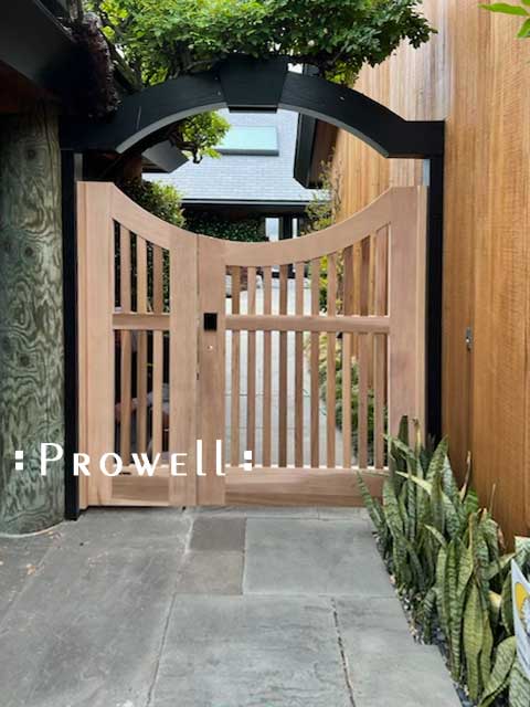 Custom Wood Garden Gates #8. By Prowell Woodworks, i