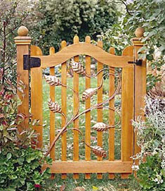 How Does Your Garden Gate? - Katahdin Cedar Log Hom