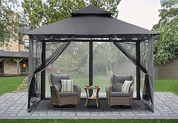 Amazon.com : MASTERCANOPY Outdoor Garden Gazebo for Patios with .