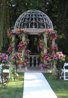 Gazebo decor idea | Gazebo decorations, Gazebo, Garden gaze