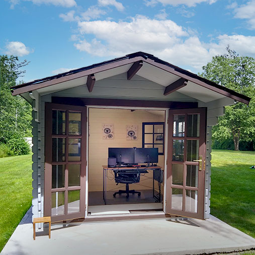 Home Office Studio Sheds | Work From Home in Your Backyard in 2023 .