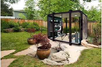 Amazon.com : Outdoor Backyard Prefab Home Office Shed Pod - Zen .