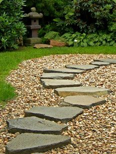 How To: Lay a Stone Garden Path | Backyard walkway, Backyard .