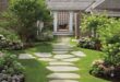Pretty DIY Garden Path + Walkway Ideas - Fox Hollow Cotta