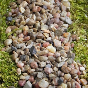 Fairy Garden Pebbles Stones, Pathway Rocks, Terrarium Supply, 8 .