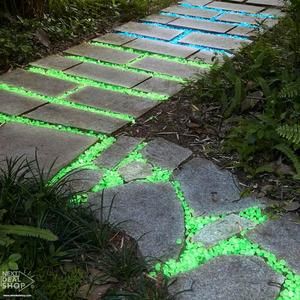 Glow-in-the-Dark Garden Pebbles | Backyard, Outdoor, Garden pat