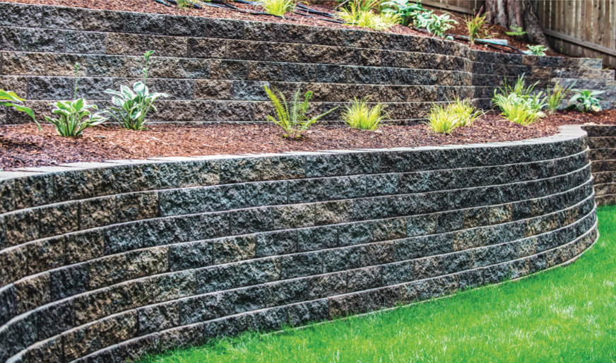 Concrete Retaining Walls for Organic Gardening - Mutual Materia