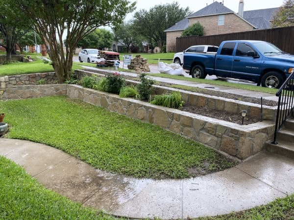 Retaining Wall Replacement in McKinney Texas | JCL Landscape .