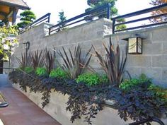 17 Retaining wall planting ideas | garden design, garden .