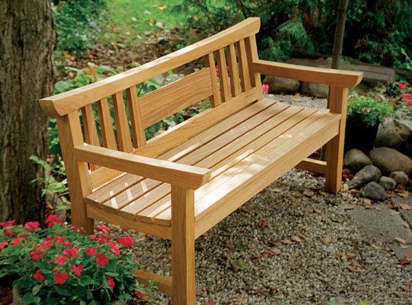 Japanese Garden Bench - FineWoodworki