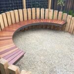 Curved Garden Benches - Foter | Garden seating area, Garden design .