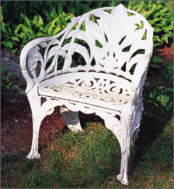 British and American Cast-Iron Garden Seats by Barbara Israel from .