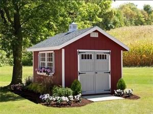 Amish Made Homestead Storage Shed Kit | Garden shed kits, Backyard .